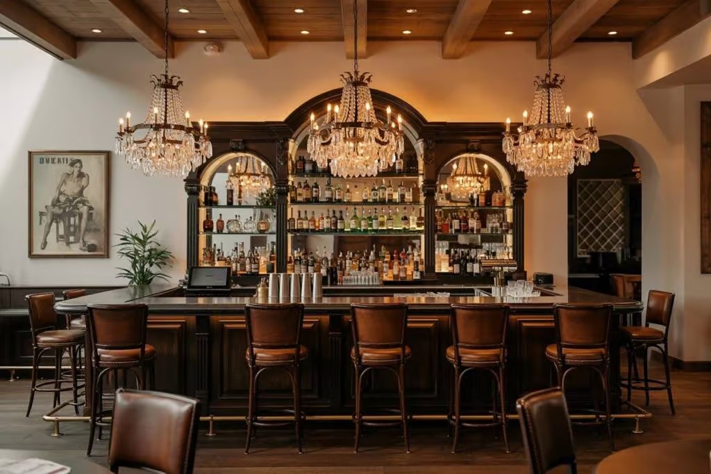 chandeliers bar lights