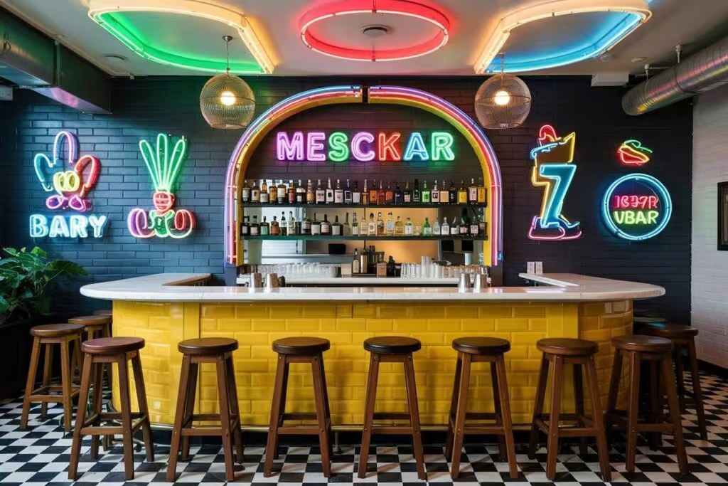 neon signs bar lights