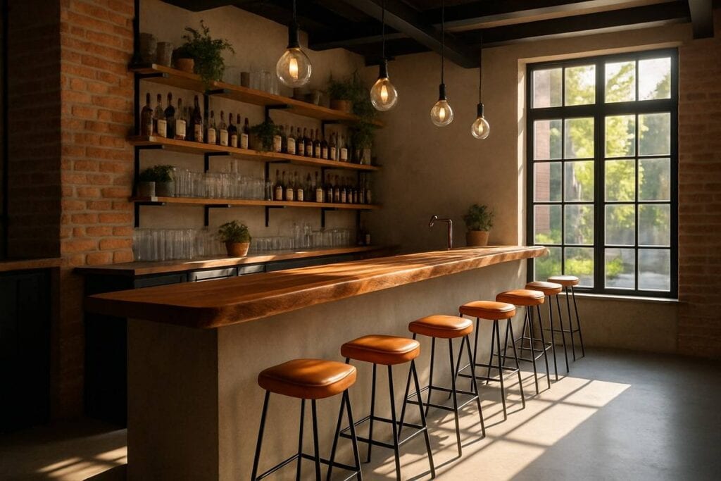 rustic or industrial bars