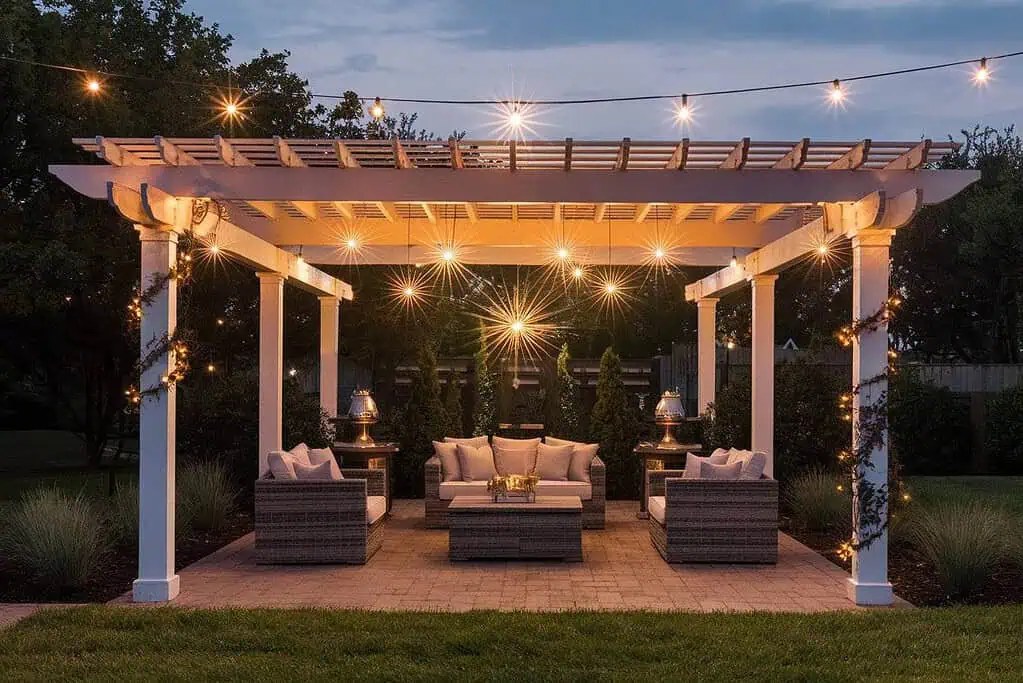 Starburst Lights Pergola Lighting