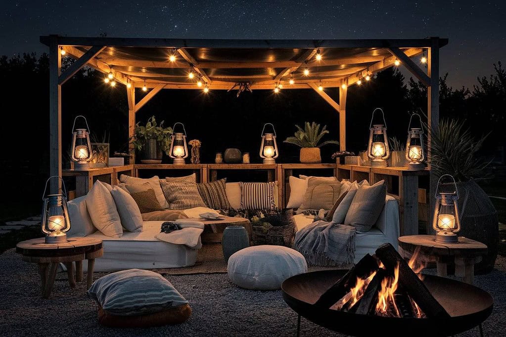 Camping Lanterns Pergola Lighting