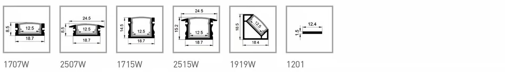 Waterproof LED Aluminum Profiles