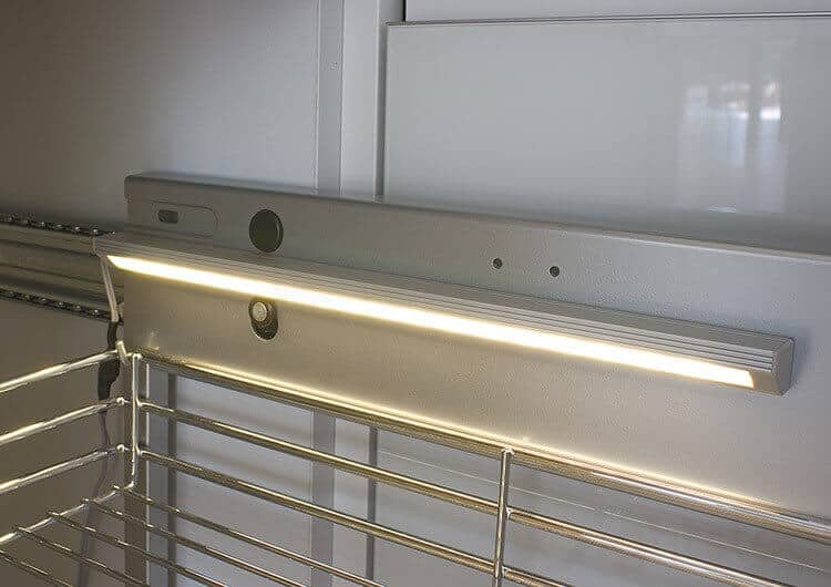 Aluminum profile in cabinet lighting