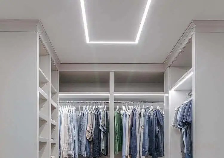Aluminum profile in furniture lighting