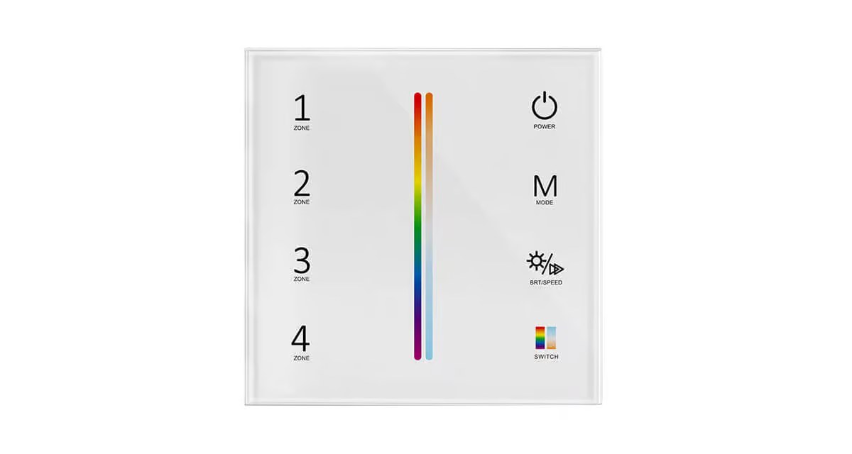 T15-1-1, DMX512 Master Controller Wall Mounted Touch Panel