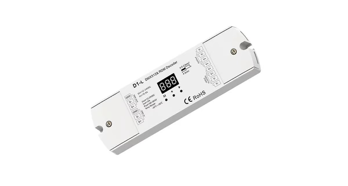 D1-L DMX512 & RDM Decoder