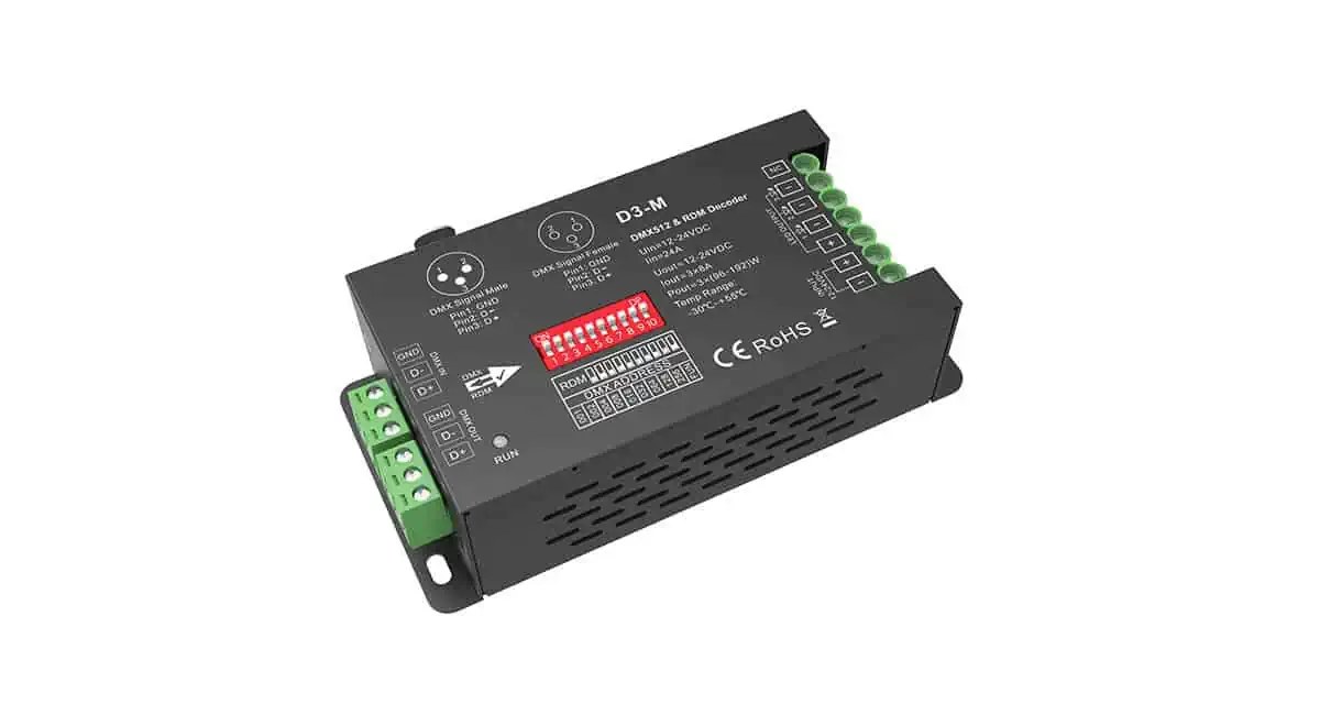 D3-M DMX512 & RDM Decoder
