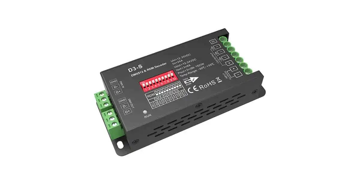 D3-S DMX512 & RDM Decoder