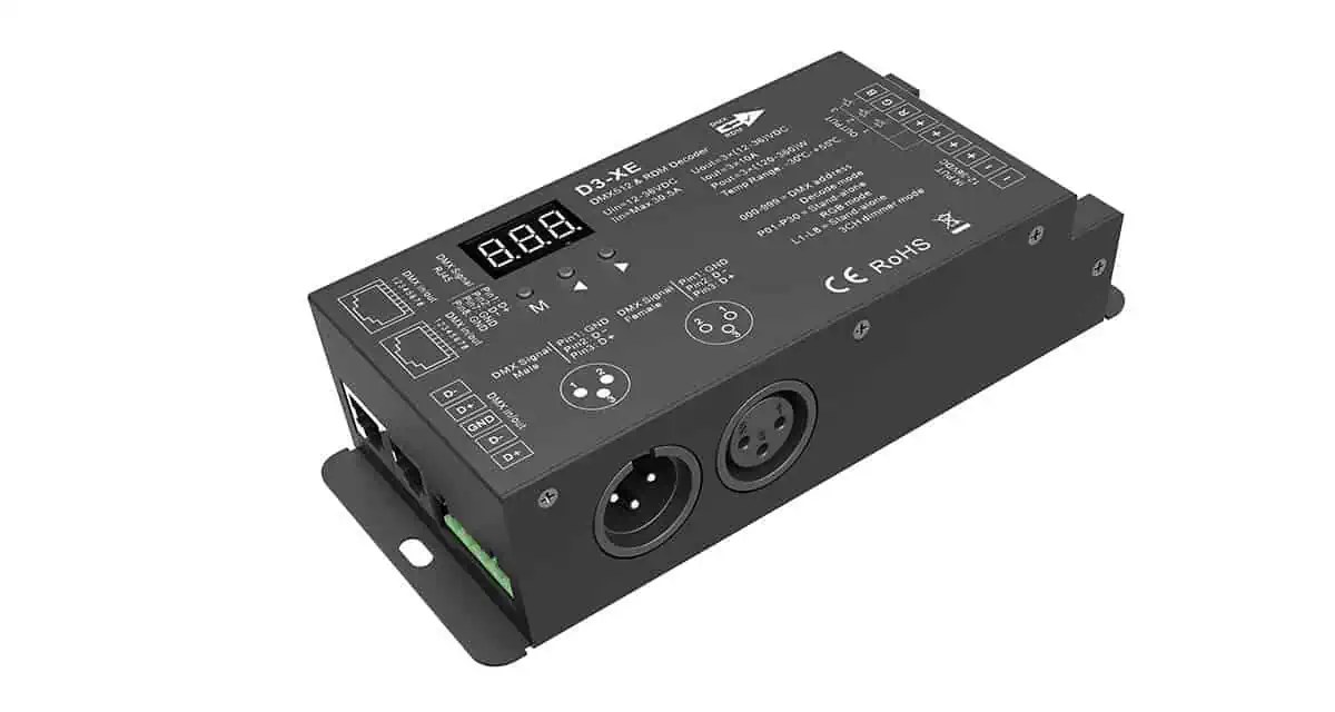 D3-XE DMX512 & RDM Decoder