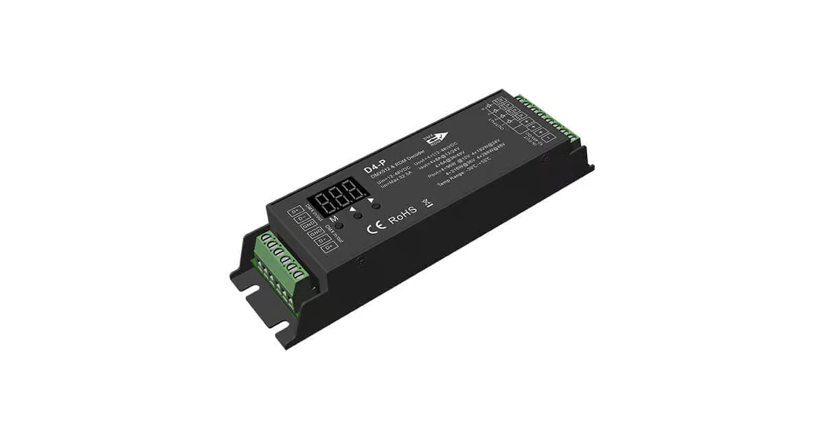 D4-P DMX512 & RDM Decoder