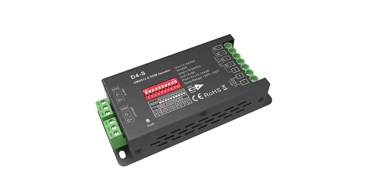 D4-S DMX512 & RDM Decoder