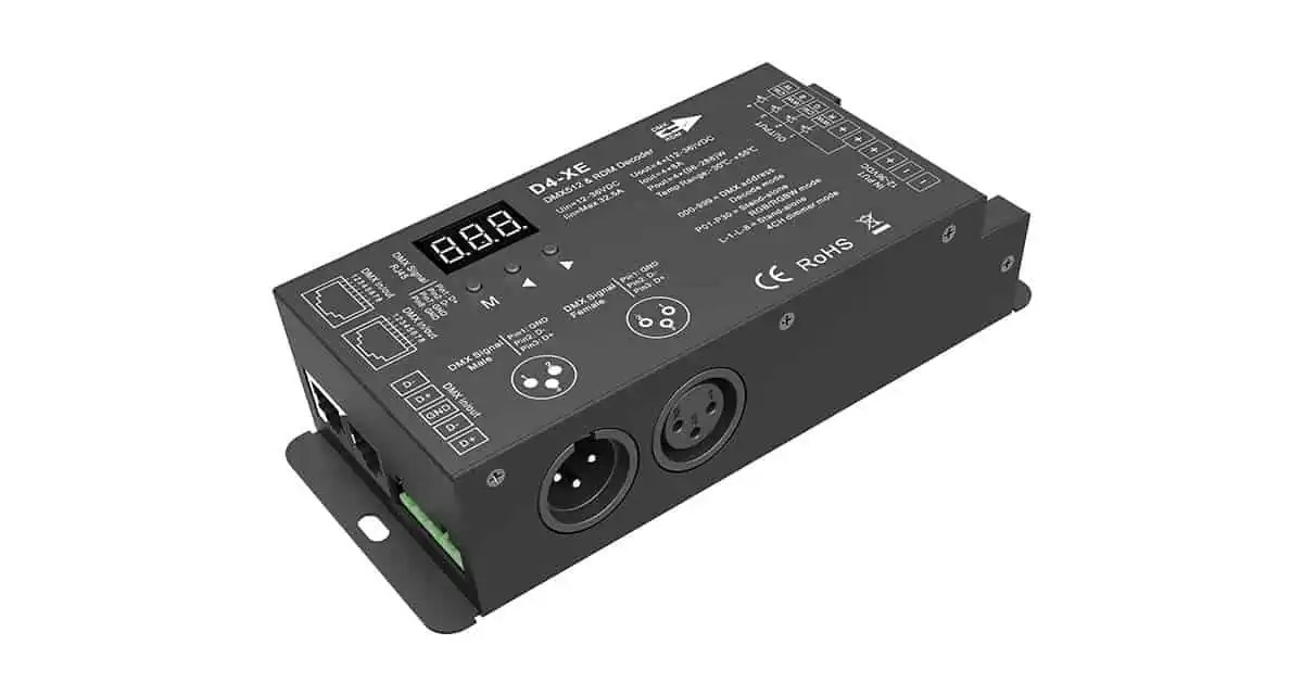 D4-XE DMX512 & RDM Decoder