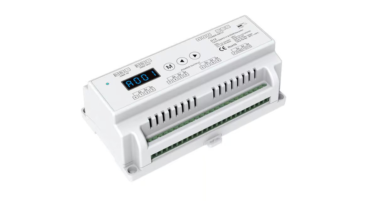 D12 DMX512 & RDM Decoder