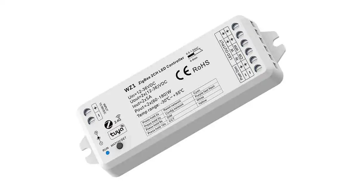 WZ1 Zigbee 2CH LED Controller