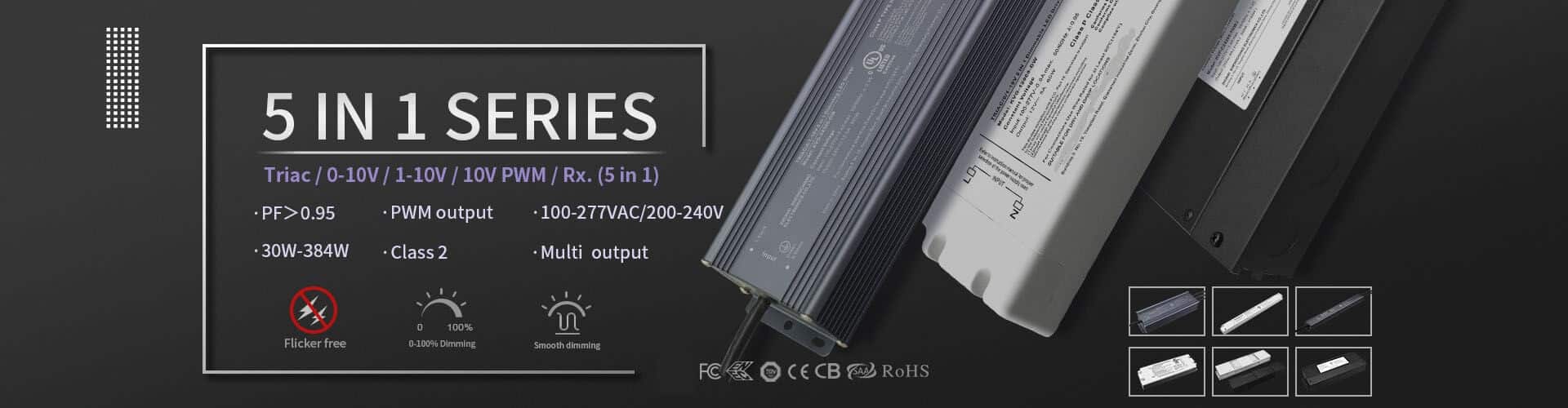 5-IN-1 Dimmable driver